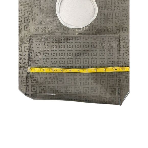 Trina Turk Clear Grey and White Large Tote Bag Branded - Picture 10 of 11